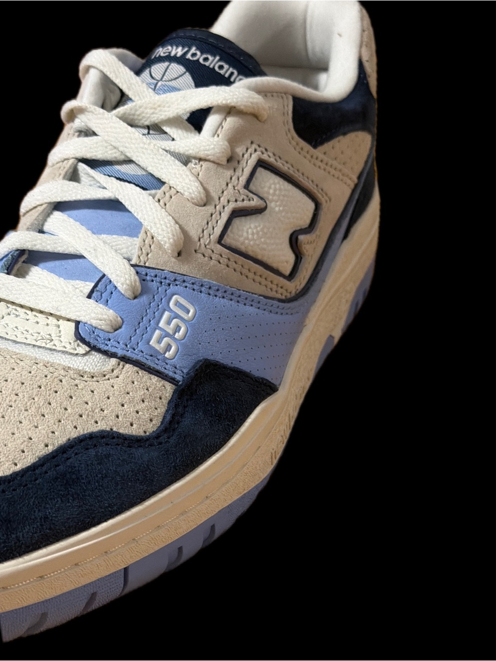 New Balance 550 Sneakers in Navy, Light Blue & Gray Men’s size 10.5 *NEW* - Picture 11 of 12